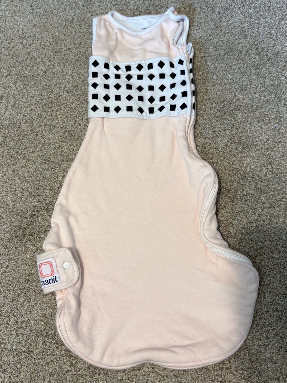 Nanit Sleeping Bag Sack Blush Pink Size 3-6 Months baby